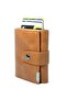 RFID Blocking Faux Leather Wallet for Men and Women, Automatic Card Holder Men's Wallet - 5