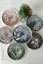 Deep Flowers Nordic Cake Plate 22 cm 6 Pieces 22813-17