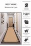 Machine Washable Non-Slip Sole Stain Resistant Kitchen Rug Living Room Rug and Runner Rug - 2