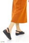 Women's Genuine Leather Wedge Heeled Orthopedic Sandals M26Ys2510 - 4