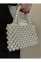 Pearl Handbag - Pearl Bag - Evening Dress Bag - Pearl Bag - Pearl Bead Bag - Invitation Bag -Bride - 5