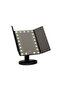 مرآة مع اضاءة LED لون اسود - 3