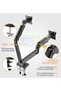Ds110-2''17 -32" Lcdaluminum Monitor Holder Arm with Shock Absorber Vesa Monitor Stand Max 10kg - 3