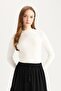 Half Turtleneck Ribbed Camisole Long Sleeve Hijab T-Shirt Tunic B2389Ax25Sp - 4