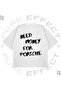 Unisex Oversize Need Money for Porsche Printed Boxy Fit Thick Fabric T-Shirt - 2