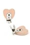 Heart Model Wooden Pacifier Chain Hanger Clip (1 Piece) BEZYI1403 - 3