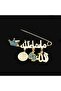 41 Model Arabic Mashallah Written Baby Lapel Pin - 14 Carat Gold Plated - 3