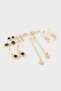 Women's 9-Piece Earrings E4446Axns