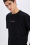 100% Cotton Oversize Wide Fit Crew Neck Back Printed Short Sleeve T-Shirt Z6083Az25Sm - 6