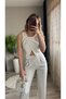 Side Button Vest Trousers Set - 4