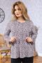 New Model High Quality Middle Age Mother Combed Cotton Blouse 6515 - 5