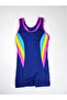 Girl's Swimsuit with Shorts - Lycra 7-8 Years/15-16 Years
