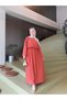 Cinnamon Wrapped Skirt Casual Suit - 5