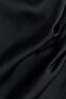 Draped satin top