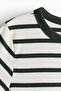 Ribbed jersey top