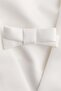 Bow-detail deep-back top - 2