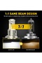AUXITO 1Pcs Fanles H4 Motorcycle LED Headlight Bulb H4 HB3 LED Moto Light High Low Beam Headlamp ... - 3