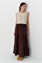 Muslin skirt coffee - 2