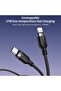 CA189 27W Type-C to 8 Pin Aluminum Alloy Data Cable, Length: 1.2m(Black) - 3