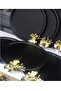 BLACK COLOR ROUND 6-PIECE BUTTERFLY SERVICE AND PRESENTATION TRAY LUXURY - 2