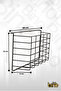 Adhesive Toilet Paper Organizeri 1Pcs Stainless Metal Bathroom Shampoo Dispenser Kitchen Shelf Black - 7