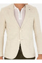 Beige Slim Fit 100% Linen Jacket 50268891-Vr011 - 6