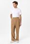 Baggy high waist men's fabric trousers - 2