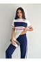 Women's Modal Fabric Inter Garnished Tracksuit Set - 4