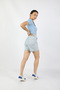 Women's Denim Shorts - Fading Design - 2