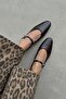 Leroy Women's Wrinkled Leather Ballerinas Brown - 2
