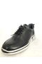 Genuine Leather Men's Casual Black Shoes Laceless Elastic Orthopedic Lightweight Comfortable Sturdy 450 - 2