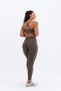 Light Brown Zenith Seamless Women's Drawstring Sports Leggings Shaping / Sculpting Effect, High Waist and Stretchy Fabric - 6