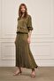 Women's Cupra Skirt Suit Khaki 31063 - 6