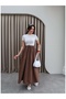 Short Sleeve Flared Skirt Dress - 2