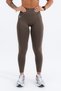 Light Brown Zenith Seamless Women's Drawstring Sports Leggings Shaping / Sculpting Effect, High Waist and Stretchy Fabric - 2