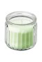 IKEA LÖVSKOGSLUND Apple Scented Candle in Glass, 5x5 cm, 12 hr Burn Time