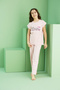 Pink Patterned Cotton Crew Neck Knitted Pajama Set 25117081 - 4
