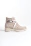 Almıla Zippered Elastic Orthopedic Sole Heeled Suede Women's Boots Tt - Skin - 6