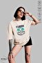 Unisex Crew Neck Florida Printed Cotton Oversize Short Sleeve T-Shirt - 2