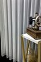 Striped Modern Design Rustic Eyelet Tulle Curtain - 4