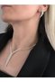 Crystal Stone Waterway Pendant Model New Year - Evening Dress - Wedding - Event Necklace Earring Set