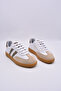 Madrid Girl's Genuine Leather Leopard Pattern Detailed White Casual Shoes - 6