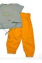 Girl's Summer Muslin Pants and Long Back T-Shirt 2-3-4-5-6 Years Old Bottom Top Set - 5