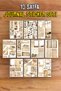 10 Sheets Vintage Sticker Set Planner Agenda Bullet Journal Set 10Pcs
