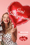 2 Pieces of Foil Balloons with I Love You Written 45cm Foil Balloon Special Day Balloon for Lover