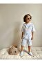 Yigit Butik Poplin Fabric Boy's Shorts Suit - 3