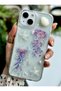 Transparent Glitter Epoxy Phone Case with Jellyfish Design Compatible with iPhone 13 - 14 - 15 - 4