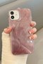Titanium Color Feather Pattern Sides Silicone Shockproof Phone Case for iPhone 11 - 3