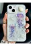 Transparent Glitter Epoxy Phone Case with Jellyfish Design Compatible with iPhone 13 - 14 - 15 - 3