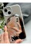 iPhone 13 - 14 - 15 Compatible Mirrored Gold Butterfly Model Silicone Case - 2